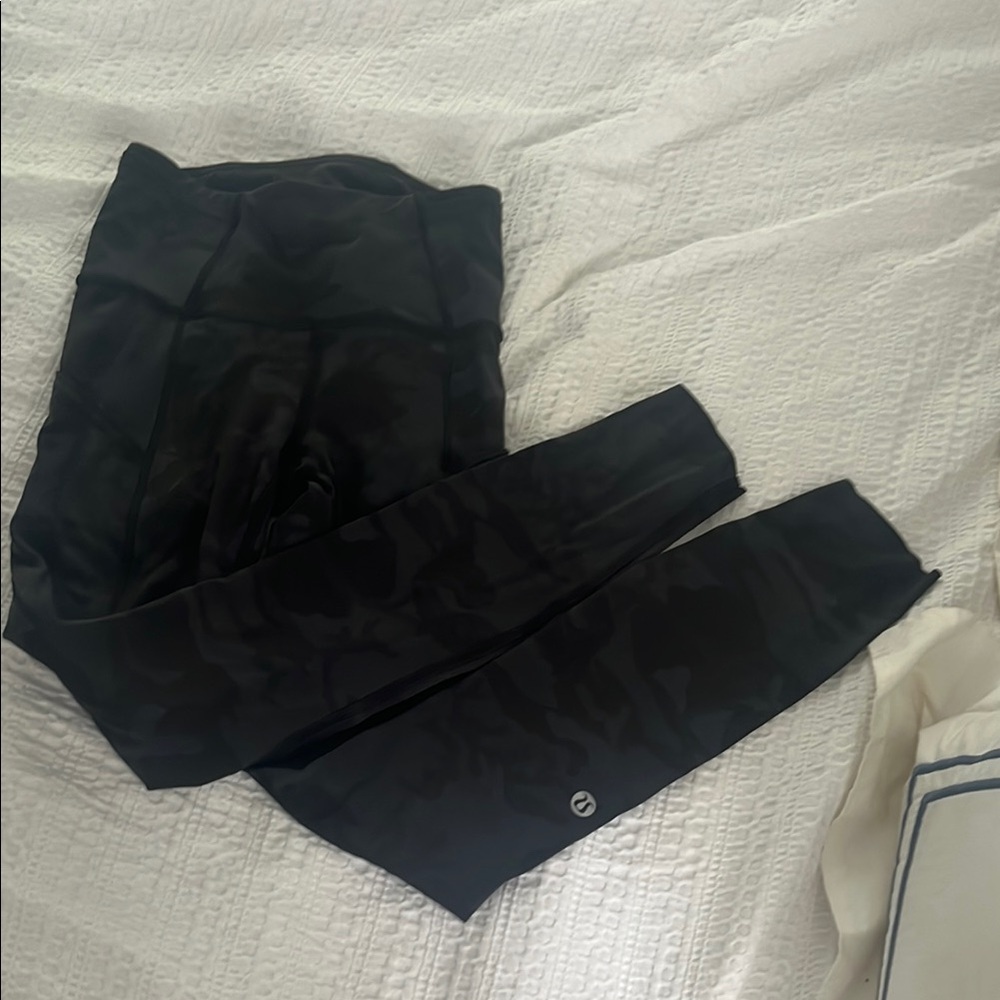 Lululemon black camo leggings